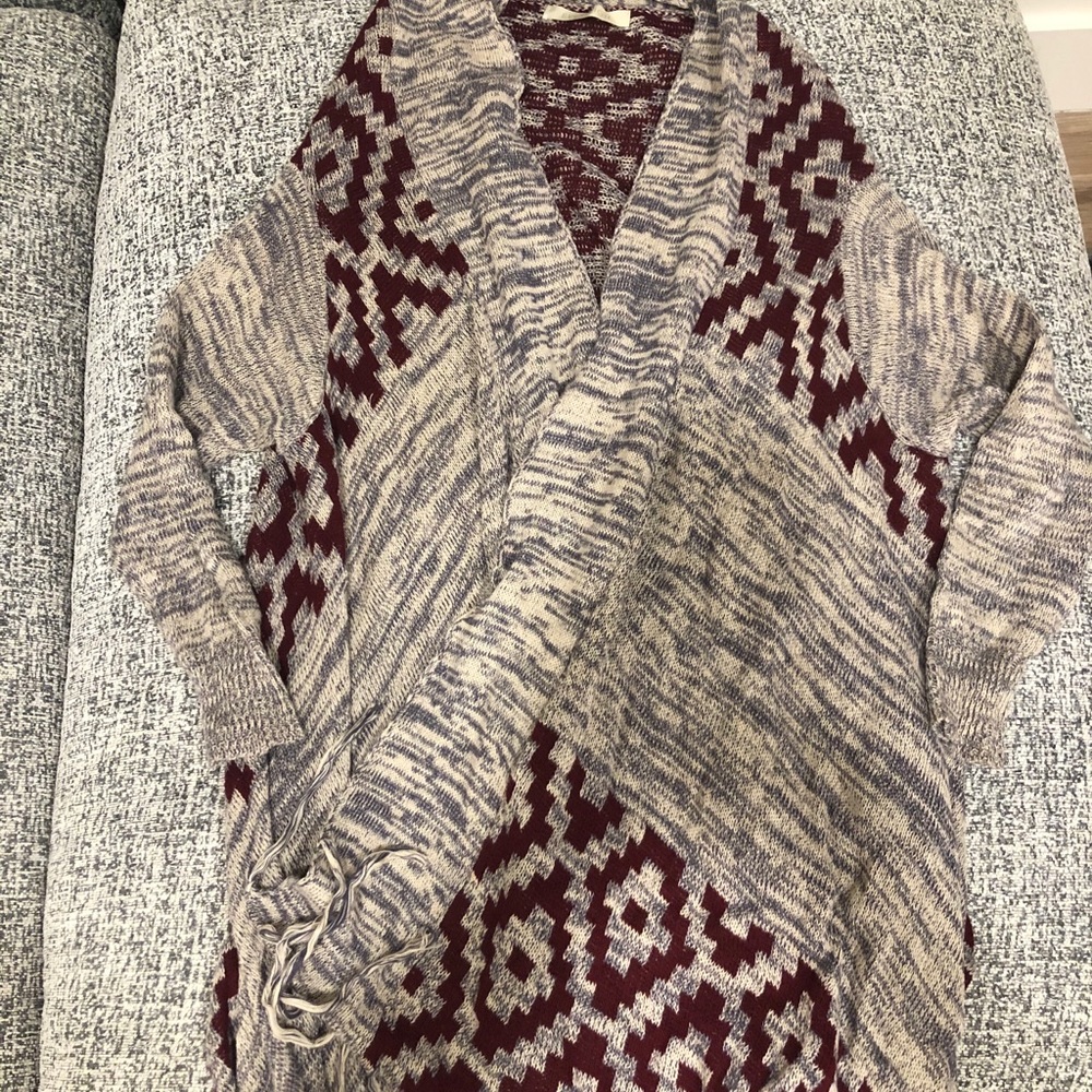 Everleigh Nordstrom duster cardigan with tassels